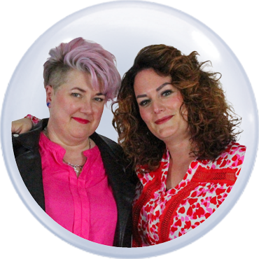Linda en Debbie, eigenaressen van Titans of Hair